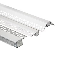 Diffuseur de canal led dissimulé à Offre Spéciale led, profil de l'auge de la lampe en dentelle, angle noir argenté personnalisé pour le plafond