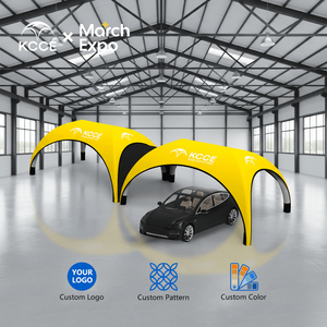 Tente gonflable publicitaire KCCE, design personnalisé, résistante au vent, portable, pour événements, dôme gonflable imperméable pour stand de salon professionnel - Product Image 1