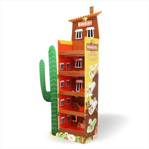 Custom Floor <strong>Display</strong> Stand Cardboard <strong>Table</strong> <strong>Display</strong> for Coffee Capsule/Coffee Beans <strong>Display</strong> - Product Image 5