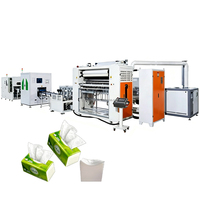 Machine automatique de pliage de mouchoirs en V, plieuse de mouchoirs interpliés, machine à plier les serviettes hygiéniques en N