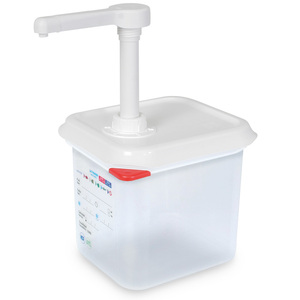 Pumpspender Mit Dichtschließendem Deckel, PP, LxBxH 176x162x190 Mm, 2,6 Litro - Product Image 1