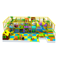Équipement de jeu doux d'intérieur commercial Mobile Kids Ocean-Theme Playhouse Jouets en plastique en mousse Utilisation du parc d'attractions Fonction d'escalade