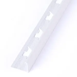 Prezzo economico flessibile rivestimento in plastica PVC tipo a forma di L strisce per bordi in ceramica profili angolari per bordi in piastrelle di marmo per la decorazione del bagno