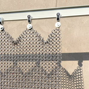 Bán buôn xu hướng mới trang trí long lanh dây lưới <span class=keywords><strong>Net</strong></span> vải trang trí nội thất cho cửa kính films Linen - Product Image 5