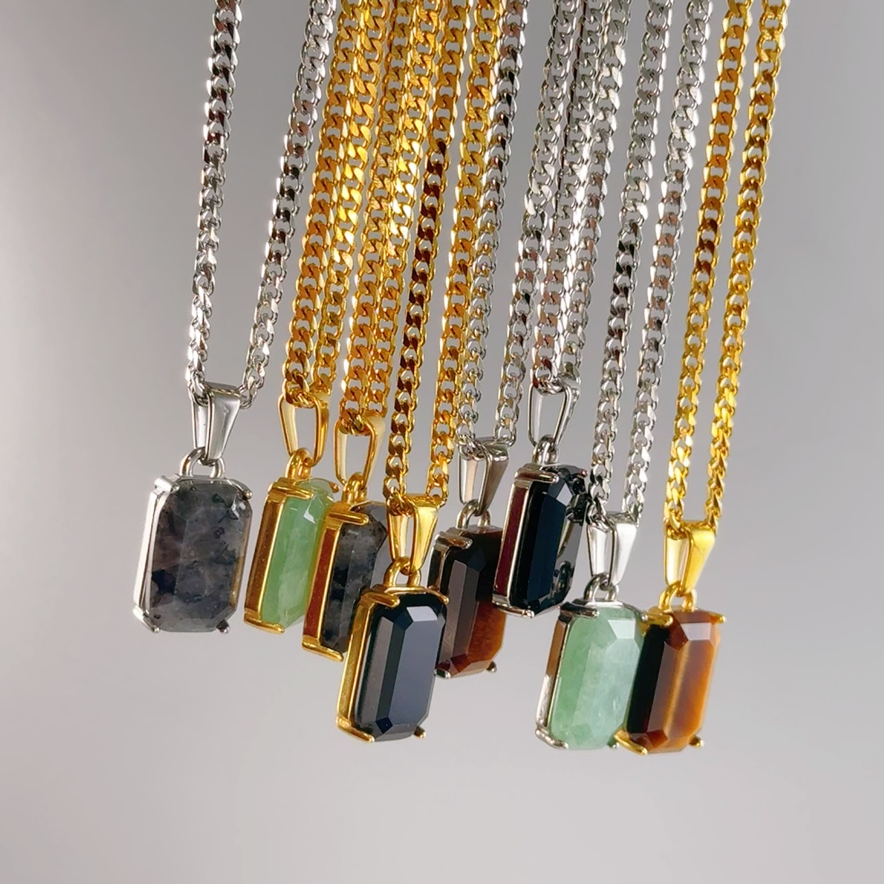 Waterproof Gemstone Jewelry - Stylish & Durable Necklaces