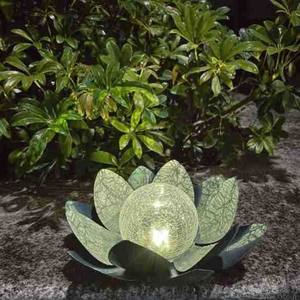 Lampe solaire LED DC IP65 étanche pour extérieur, en forme de lotus, avec télécommande, pour la décoration de jardin, de terrasse, de chemin et de pelouse - Product Image 3