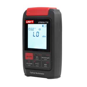 UNI-T UT693A-T30 เครื่องวัดพลังงานแสงแบบมัลติฟังก์ชั่นพร้อมเครื่องทดสอบสายเคเบิล 30mW VFL RJ45 -70 ถึง +10dBm ระดับความแม่นยำ -60dBm~+3dBm - Product Image 4