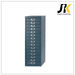 Armoire de rangement en métal personnalisée à 15 tiroirs Bureau à domicile Hôpital extérieur Classeur à tiroirs multicouches en acier - Product Image 4