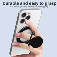 Support de téléphone magnétique flexible anti-corrosion Q3, stabilisateur à hauteur réglable, support annulaire en alliage d'aluminium pour lit/bureau/usage au bureau