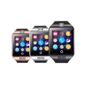 Montre intelligente Q18 avec caméra, Facebook, Whatsapp, <span class=keywords><strong>Twitter</strong></span>, synchronisation, SMS, prise en charge de la carte SIM TF, montre intelligente Android - Product Image 1