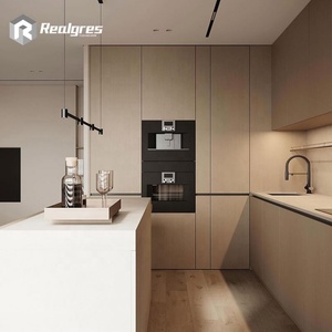 Realgres Ideas Compact Mini <strong>Cheap</strong> Black White <strong>Pantry</strong> New Model Island Kitchen <strong>Cabinet</strong> Cupboards Design - Product Image 2