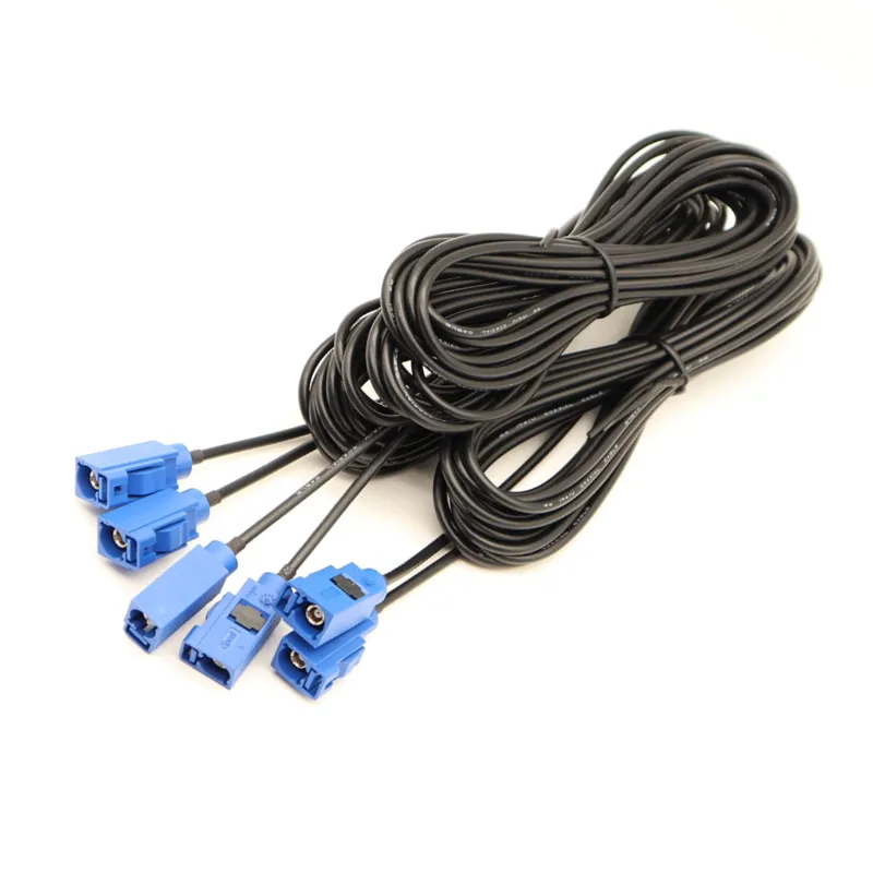Fakra A B C D E F G H I K M Z Jack Female to plug male female Pigtail car vehicle camera antenna extension Coaxial Cable