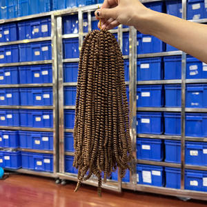 Offerta Speciale: Capelli Sintetici <span class=keywords><strong>Afro</strong></span> Twist da 10 Pollici, Ricci e Voluminosi per Acconciature Intrecciate EZ per Donne - Product Image 2