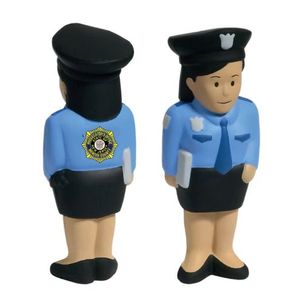 Juguetes Antiestrés de Espuma de Poliuretano con Forma de Policía, con Logotipo Impreso, Juguetes para Aliviar el Estrés - Product Image 1