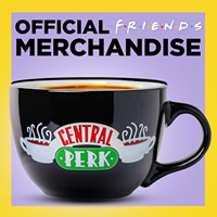 Mug en céramique Silver Buffalo Friends Central Perk Smelly Cat Iconic Orange Couch Phoebe's Guitar 20 Ounces compatible micro-ondes