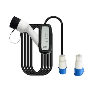 Cargador portátil UE-BZ7 para vehículos eléctricos, Pila de Carga inteligente para vehículos eléctricos, 7KW/32A, 7KW, CCS, AC, ev