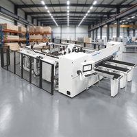 Machine de découpe automatique de panneaux de bois robuste MA-KS833HL, scie CNC à double poutre à chargement arrière