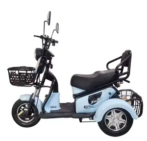 Bicicleta elétrica de 3 rodas Triciclo de dois lugares Scooter elétrico triciclos elétricos