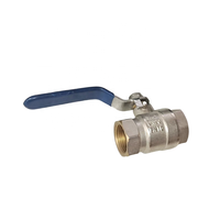Robinet à bille en laiton à filetage femelle personnalisé avec poignée longue pour usage hydraulique