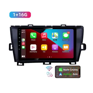 HD Multimedia 9 inch car radio apple carplay IGO android 1+16GB GPS WIFI DSP for Toyota Prius 2009-13
