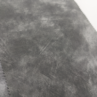 Tissu en cuir PU imperméable sans PFAS avec doublure TC, simili cuir noir pour vestes et vêtements, personnalisable