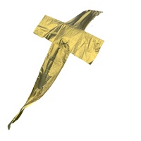 Drapeaux de culte avec tiges flexibles, drapeaux de danse à ailes d'ange, bannières de danse d'église, serpentins de style croix