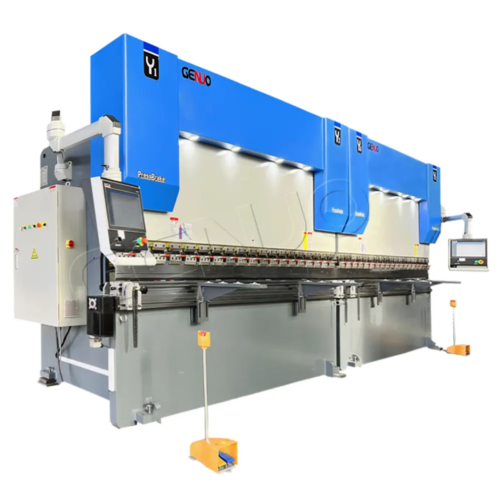 China Fabricante Grande série Tandem Press Brake CNC Metal Sheet Bending Machine Hidráulica