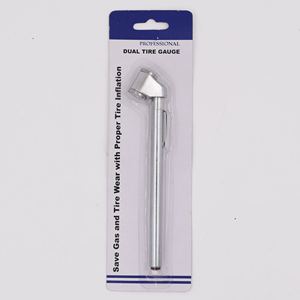 10-120psi bạc kép đầu thép không gỉ Túi xe tải bút chì Lốp Áp suất không khí Gage - Product Image 3