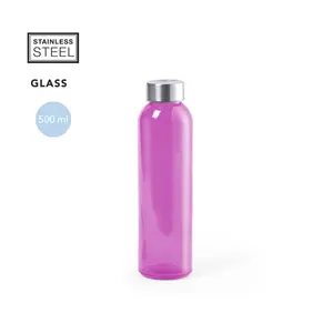 Bouteille en verre 500 ml, merchandising personnalisé - Product Image 1