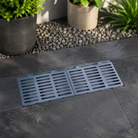 Grilles d'évacuation rectangulaires en fonte ductile robuste Kunjian, modèle KJ2001, pour les systèmes de drainage routier municipal