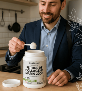 Mezcla de Proteína de Colágeno de Suero para el Soporte de las Articulaciones - Sabor Chocolate Mejora la Movilidad Articular, Envase de 500g - Product Image 2