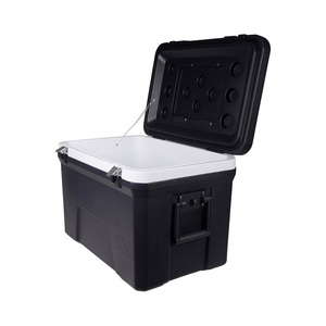 Large 60L PP Inner <strong>Ice</strong> Plastic Cool <strong>Box</strong> With 2 Days Cold Insulation Thermal Food And Can Cooler Storage