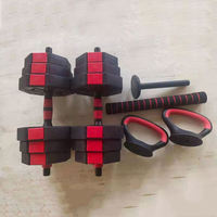 Europe Home Gym Réglable 10-40kg Poids Libre Jeu Ciment Haltère Octogone Poignée Béton Plastique Kettlebell Haltère Octogone