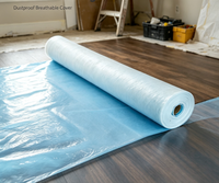 Rouleau de protection de sol en feutre non tissé personnalisé pour peintre, anti-salissure, imperméable, pour travaux de rénovation et de construction à domicile