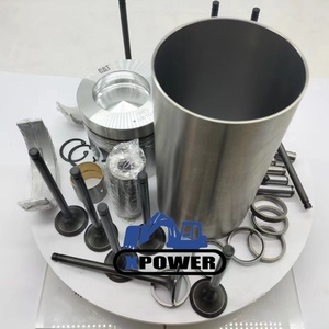Kit de chemises de cylindre XPower neuf avec segments de piston S6K pour pelle sur chenilles 320B 320L Noir/Argent - Product Image 3