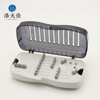 Boîte de désinfection spéciale pour chirurgie implantaire dentaire, règle de mesure de profondeur, boîte à outils pour abutment de cicatrisation, en promotion