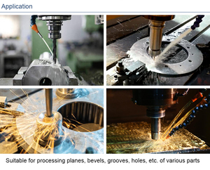 XK5040 verticale ginocchio-tipo di fresatrice CNC con X/Y/Z 3 <span class=keywords><strong>assi</strong></span> GSK sistema di elaborazione piani smussatura scanalature fori - Product Image 5