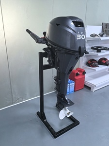 Fit for 9.9HP 15HP 20HP 30HP 4 Stroke Motor Long Shaft Manual Tilt Gasoline <b>Boat</b> <b>Engine</b> - Product Image 1
