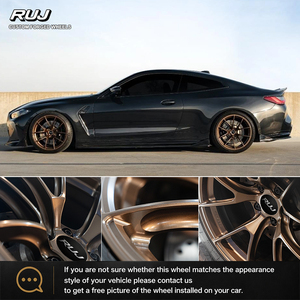 Jantes en alliage d'aluminium forgé RUJ Custom Matte Bronze Apex VS5RS 19 20 21 22 5*112 pour BMW F30 <span class=keywords><strong>VW</strong></span> Audi S4 S5 RS3 Mercedes C300 - Product Image 2