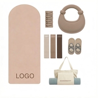 Kit de fitness 2026 personnalisé avec logo : ballon de yoga, anneau de Pilates, poids de cheville en silicone, bande de résistance et kit de Pilates
