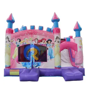 लोकप्रिय लड़कियों की राजकुमारी कूदना महल जंपर बच्चों के आउटडोर इंफ्लेटेबल बाउंसर बाउंसी बाउंसर हाउस