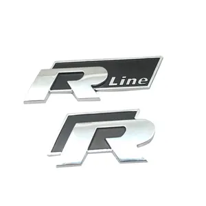 Nouveau modèle personnalisé Chrome plastique ABS voiture badges d'emblèmes de voiture et auto emblème voiture 3d logo métal emblèmes badge usine