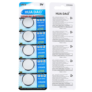 Cuanen nhà máy bán hàng trực tiếp pin Lithium CR2450 3V nút xe Keychain đồ chơi điều khiển từ xa - Product Image 2