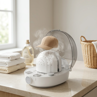 Machine à vapeur électrique portable pour perruques, prix d'usine, avec 2 niveaux de pression de vapeur, pour usage domestique, entretien et nettoyage automatiques des chapeaux