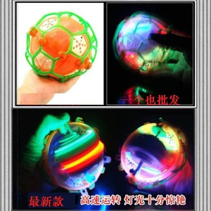 Dancing Soccer Ball Flashing Bouncy Ball With <b>Lights</b> Rainbow Glow Plastic Toy For Children NO.T550 Diameter 105mm - Product Image 5