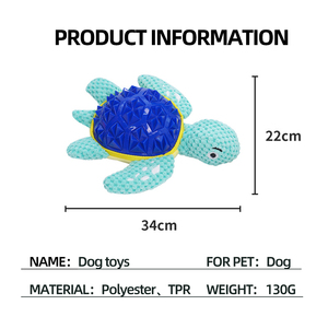 ของเล่นเคี้ยวสำหรับสุนัขทำจาก TPU ที่ทนทานผลิตภัณฑ์สำหรับสัตว์เลี้ยงดีไซน์รูปเต่า - Product Image 4