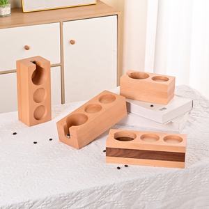 พร้อมจัดส่ง ที่จัดระเบียบอุปกรณ์<span class=keywords><strong>กาแฟ</strong></span>ไม้วอลนัทและไม้บีช แท่นวางอุปกรณ์<span class=keywords><strong>กาแฟ</strong></span>ไม้ สำหรับเครื่องชงกาแฟเอสเพรสโซ - Product Image 2