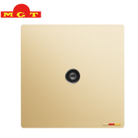 Prise murale TV OEM simple pour panneau plat, transmission de signal, pour salon, sortie d'antenne TV par câble
