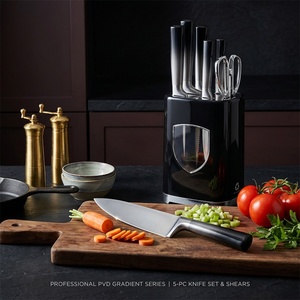 <b>Set</b> Coltelli Chef Professional High Grade Stainless Steel Cooking Chef <b>Knife</b> <b>Set</b> Luxury Kitchen <b>Knife</b> <b>Set</b> with Block - Product Image 4