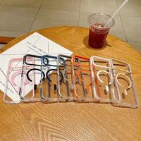 Coque de téléphone transparente magnétique à chargement sans fil personnalisée en gros pour iPhone 17 16 15 14 Pro Max – Étui transparent Funda